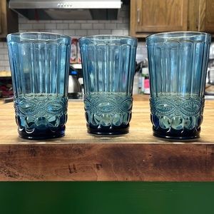 Blue Drinking Glasses